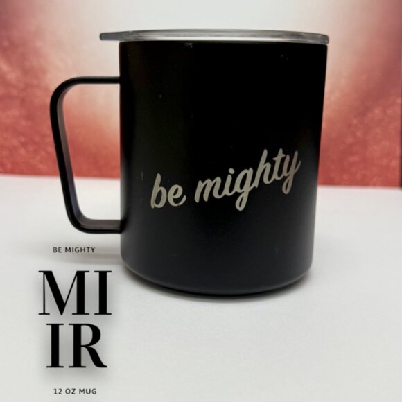 MIIR "Be Mighty" Insulated Stainless Steal Camping Cup 12 oz - Picture 1 of 6